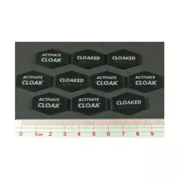 Космическое крыло — активировать плащ или жетоны невидимости (10), Token Sets - Science Fiction (Litko Aerosystems)