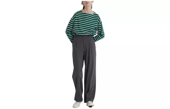 Костюм Брюки Женские Свинцово-серые Uniqlo