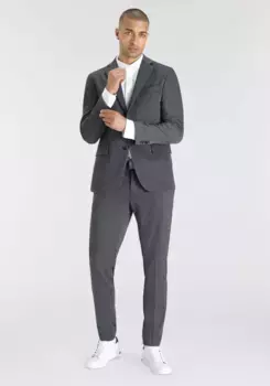 Костюм Bruno Banani "Джерси" (пиджак и брюки), обычный, синий