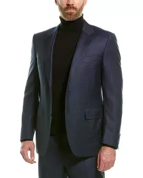 Костюм Canali из 2-х шерстяных тканей, синий