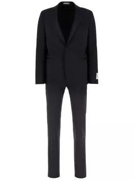 Костюм Corneliani с атласной отделкой, синий