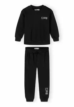 Костюм CREW NECK AND JOGGERS SET MINOTI, черный