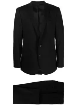 Костюм DG Essentials с однобортным пиджаком DOLCE & GABBANA, черный
