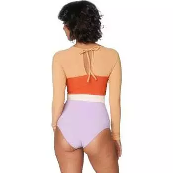 Костюм для серфинга Hermosa с длинными рукавами — женский Seea Swimwear, цвет Primrose