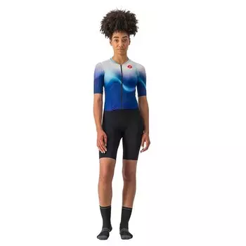 Костюм для триатлона с коротким рукавом Castelli PR 2, фиолетовый