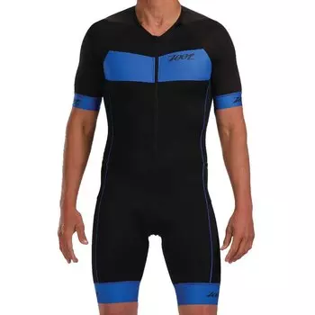 Костюм для триатлона с коротким рукавом Zoot Core + Tri Aero, синий