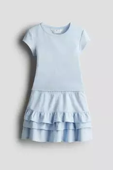 Костюм-Двойка из хлопчатобумажного трикотажа H&M, голубой
