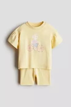 Костюм-Двойка из хлопчатобумажного трикотажа H&M, мультиколор