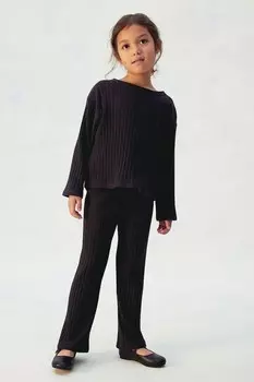 Костюм-Двойка из хлопка в рубчик H&M, серый