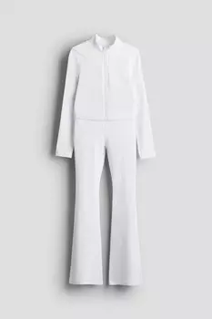 Костюм-Двойка из хлопкового трикотажа H&M, белый