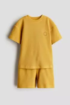 Костюм-Двойка из вафельного хлопка H&M, мультиколор