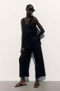 Костюм-Двойка Mama из структурированного трикотажа H&M, синий
