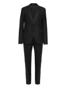 Костюм-двойка с накладной деталью VALENTINO GARAVANI, черный