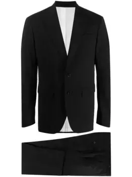 Костюм-двойка с однобортным пиджаком DSQUARED2, черный