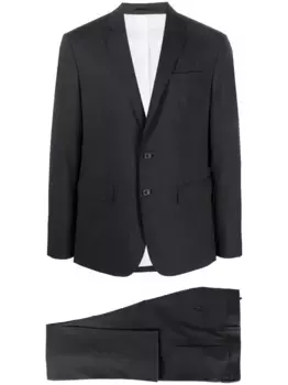 Костюм-двойка с однобортным пиджаком DSQUARED2, черный