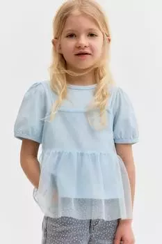 Костюм-Двойка с рубашкой и майкой H&M, голубой