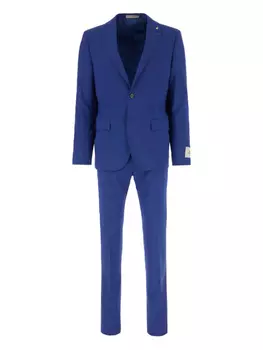 Костюм-двойка, сшитый на заказ Corneliani, синий