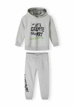Костюм HOODIE AND JOGGERS SET MINOTI, серый