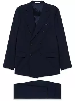 Костюм из натуральной шерсти Boglioli, синий