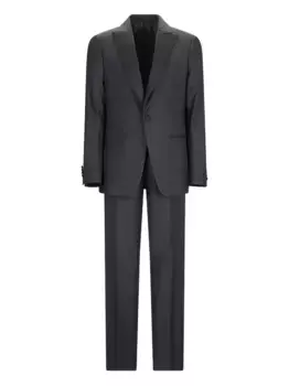 Костюм из натуральной шерсти Lardini, серый