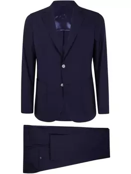 Костюм из шерсти Барба Barba, синий