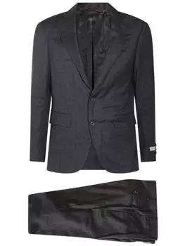 Костюм из шерсти Canali, серый