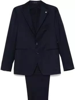 Костюм из шерсти Tagliatore Virgin, синий