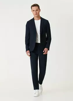 Костюм из сирсакера Drop 6 Beymen Club, синий