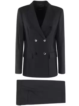 Костюм из смесовой вирджинской шерсти Seventy, синий