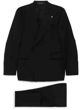 Костюм из вирджинской шерсти Tagliatore, черный