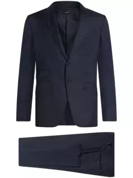 Костюм из вирджинской шерсти TOM FORD, синий