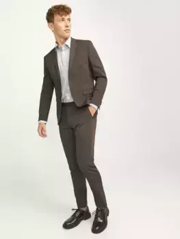 Костюм Jack & Jones "JPRFRANCO SUIT NOOS", облегающий крой, цвет Mulch Fit:Super Slim Fit