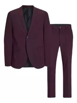 Костюм Jack & Jones "JPRFRANCO SUIT NOOS", облегающий крой, цвет Winetasting Fit:Super Slim Fit