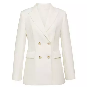 Костюм клетчатый Deep Breath в британском стиле, белый