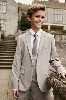 Костюм: куртка (от 12 до 16 лет) Next, коричневый