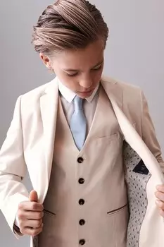 Костюм: куртка (от 12 до 16 лет) Next, бежевый