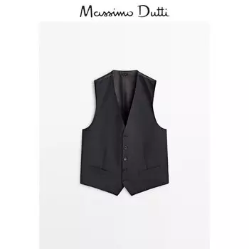 Костюм мужской Massimo Dutti 2024 деловой, серый