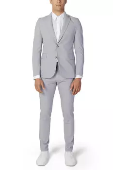 Костюм мужской Mulish хлопковый, серый