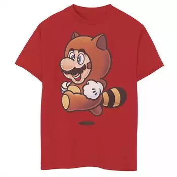 Костюм Nintendo Super Mario Tanooki для мальчиков 8–20 лет, футболка с рисунком для прыжков Licensed Character