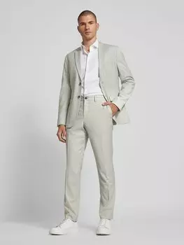 Костюм облегающего кроя, однотонный, модель «CEDRIC» SELECTED HOMME, светло-зеленый