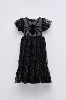 Костюм паукой королевы ZARA, черный