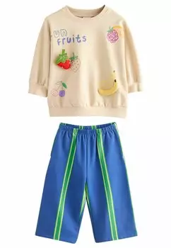 Костюм REGULAR FIT - LONG SLEEVE WIDE SET Next, бежевый