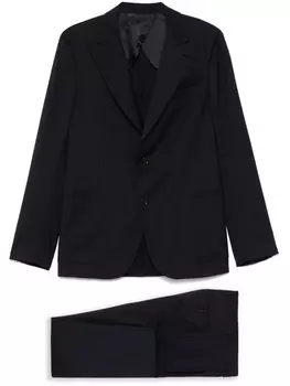 Костюм с брошью Лардини Lardini, синий