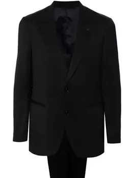 Костюм с брошью Lardini, синий