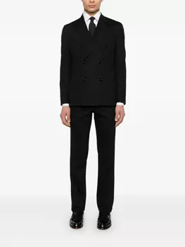 Костюм с двубортным пиджаком Lardini, синий