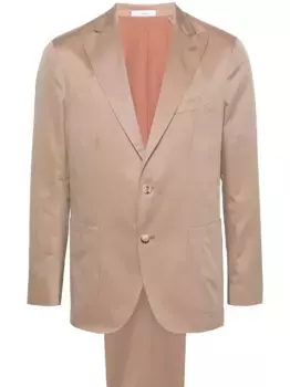 Костюм с однобортным пиджаком Boglioli, коричневый