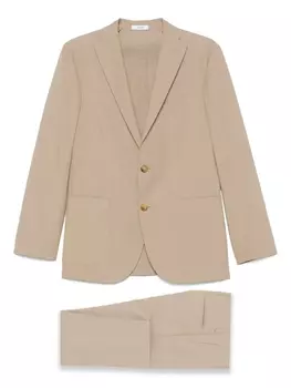 Костюм с однобортным пиджаком Boglioli, нейтральный