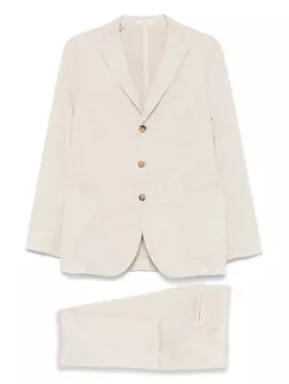 Костюм с однобортным пиджаком Boglioli, нейтральный