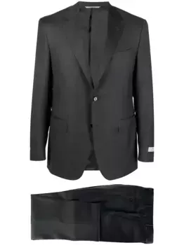 Костюм с однобортным пиджаком Canali, серый