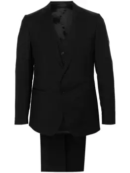 Костюм с однобортным пиджаком Caruso, синий